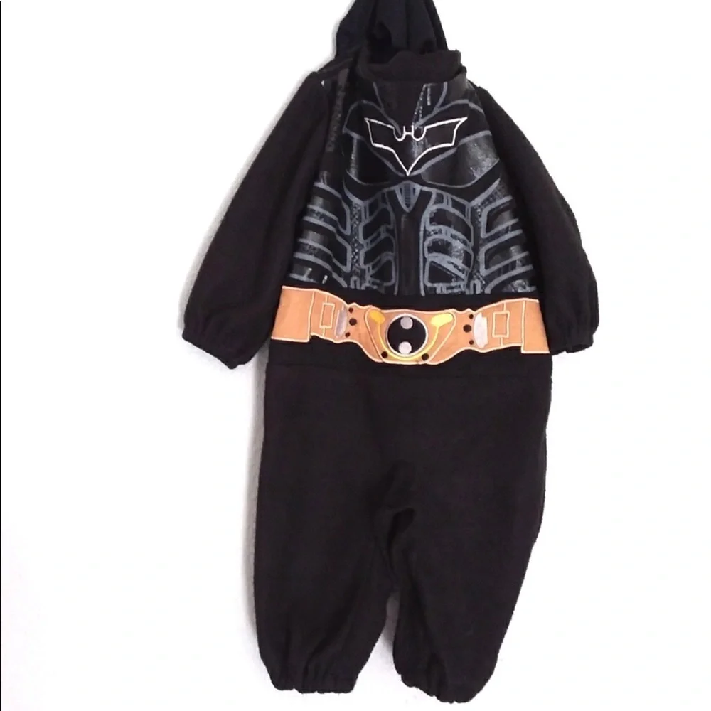 THE DARK KNIGHT bat infant costume/ FREE reusable BATMAN TOTE - Picture 2 of 7